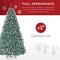 Best Choice Products Artificial Frosted Christmas Tree, Premium Unlit Spruce Design, Dense Branches – Blue Spruce